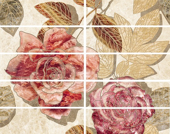 Illyria flowers Бордюр 7,5х25