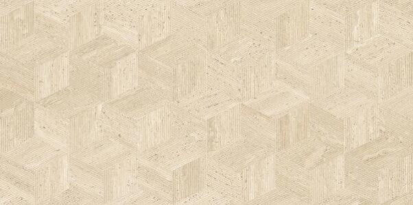 Керамогранит Cube Cream Nat 3D 60x120