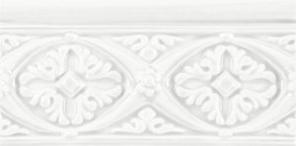 Плитка ADMO4002 Relieve Bizantino C/C Blanco 7,5х15