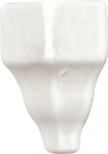 Плитка ADNE5376 Ang Exterior Cornisa Clasica Blanco 3.5х2.7