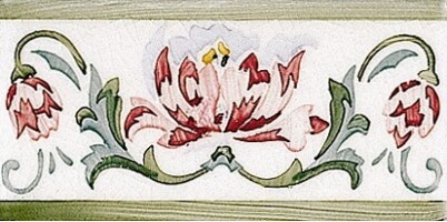 Плитка ADMO3032 Cenefa Benidoleig PB Verde C/C 7,5x15