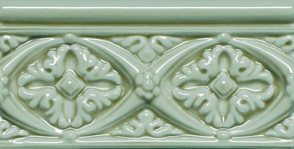 Плитка ADMO4005 Relieve Bizantino C/C Verde Claro 7.5X15