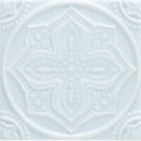 Плитка ADST4096 RELIEVE MANDALA PLANET ICE BLUE 14,8x14,8
