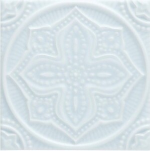Плитка ADST4096 RELIEVE MANDALA PLANET ICE BLUE 14,8x14,8