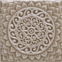 Плитка ADST4100 RELIEVE MANDALA UNIVERSE SILVER SANDS 14,8x14