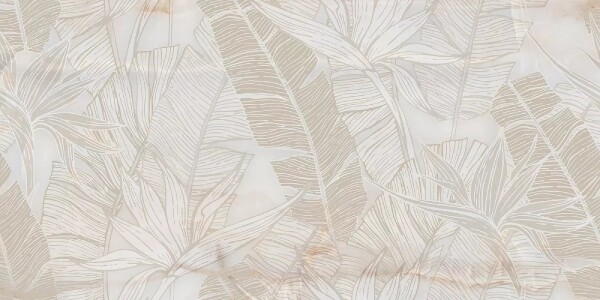 Керамогранит Rivanta Beige Decor Glossy 60x120
