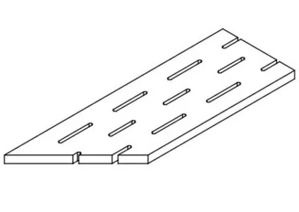 Керамогранит 620090000925 Rinascente Grey Griglia Angolo Sx LASTRA 20mm 20x60