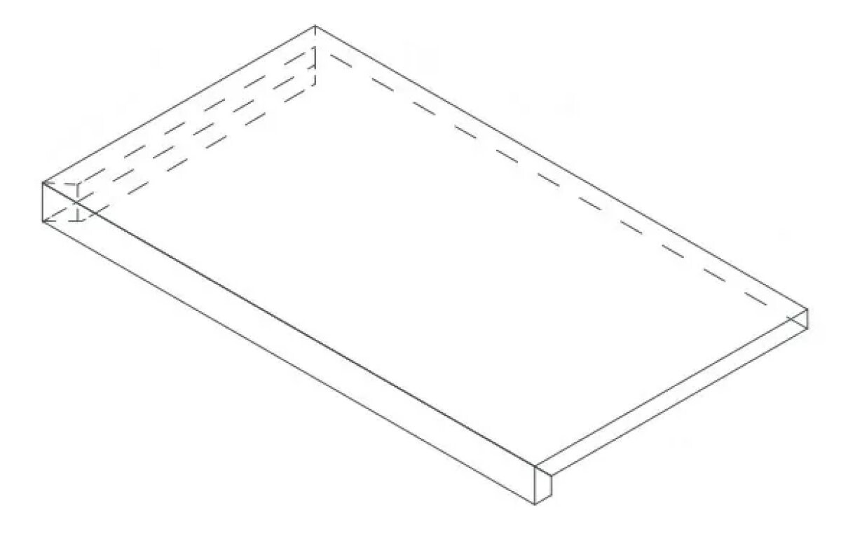 Ступени 620070802276 Rinascente Clay Scalino Angolo Dx LASTRA 20mm 33x60