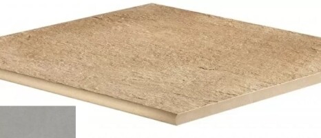 Керамогранит 620090000930 Rinascente Grey Round LASTRA 20mm 60x60