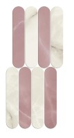 Мозаика 620110000163 Symphonyx Crystal - Rose Mosaic Ellipse Lap 56x23,5