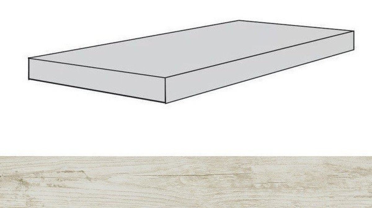 Ступени 620070001381 Iconic White Scal.160 Ang Dx/Айконик Вайт Ступ.160 Угл.Пр 33x160