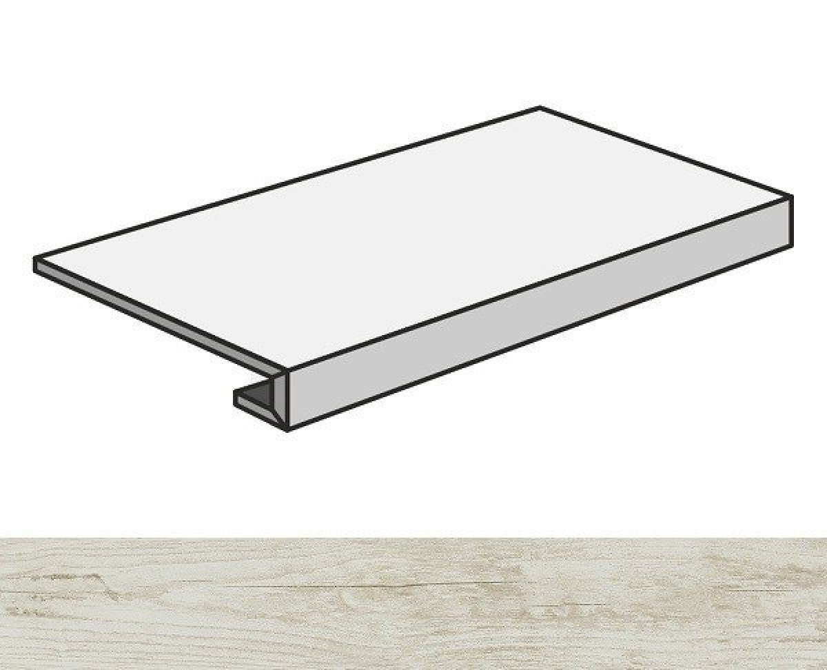 Ступени 620070001378 Iconic White Scal.160 Front/Айконик Вайт Ступ.160 Фронт 33x160