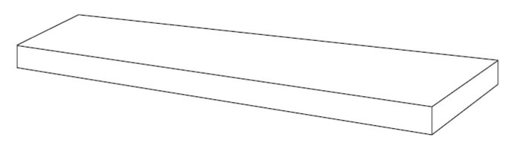 Ступени 620070001677 Victory White Scalino Angolare Dx Lap 33x160