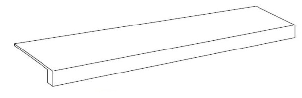 Ступени 620070001685 Victory White Scalino Frontale 33x160