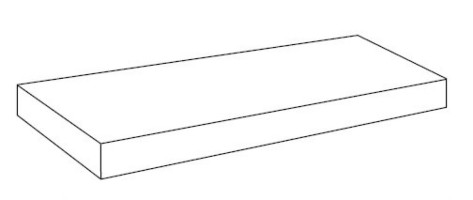 Ступени 620070001717 Victory White Scalino Angolare Sx 33x80