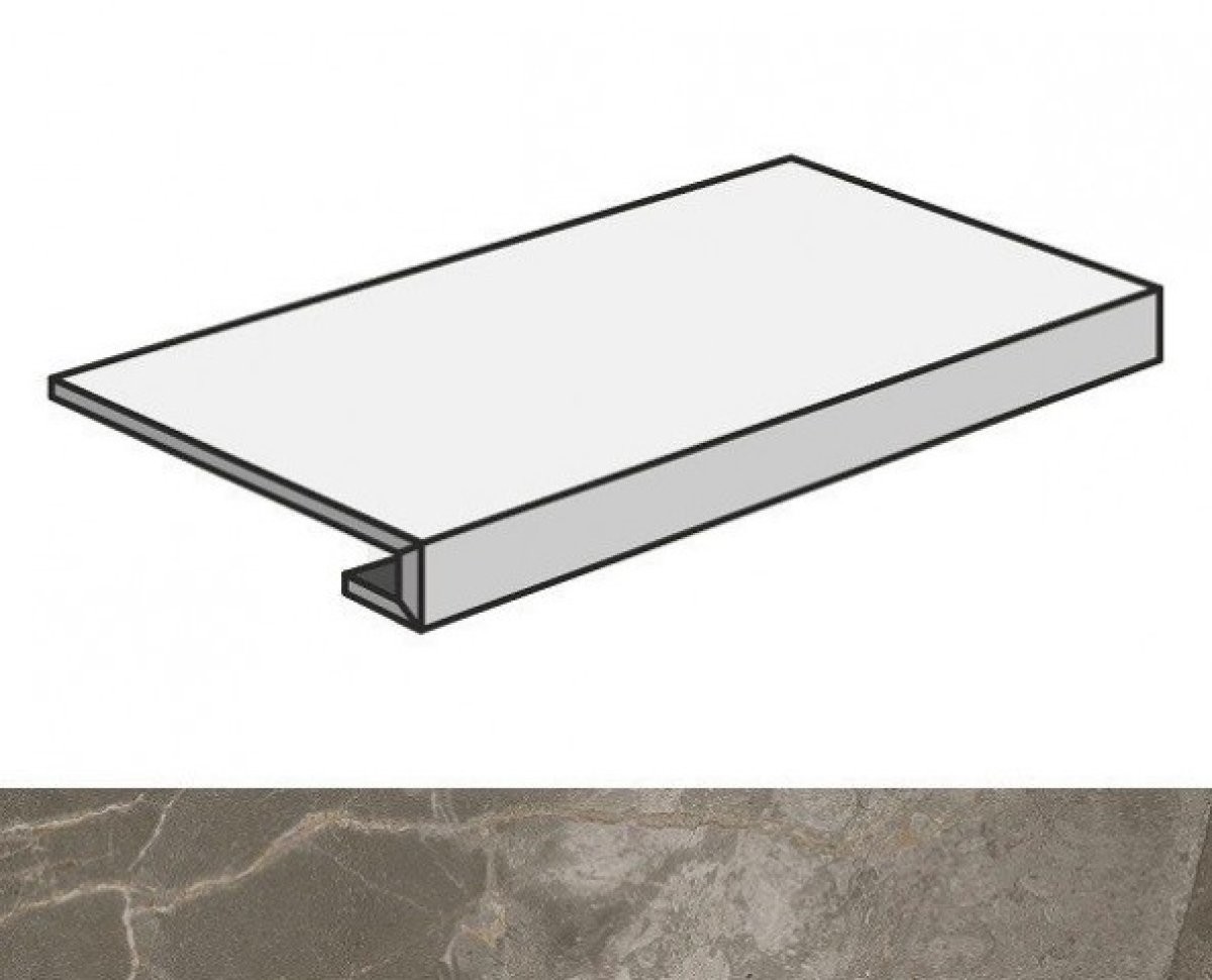 Ступени 620070001741 Allure Grey Beauty Scalino Frontale/Аллюр Грей Бьюти 33X60