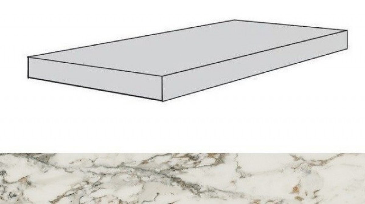 Ступени 620070001748 Allure Capraia Scalino Angolare Sx/Аллюр Капрайя 33X60