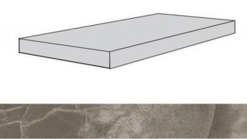 Ступени 620070001749 Allure Grey Beauty Scalino Angolare Sx/Аллюр Грей Бьюти 33X60