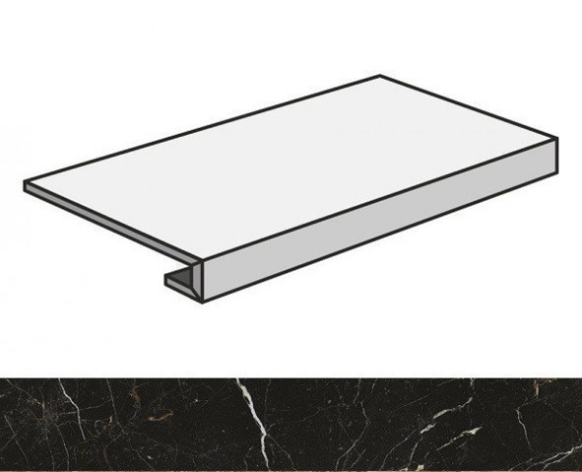 Ступени 620070001778 Allure Imperial Black Scalino Frontale Lap/Аллюр Империал Блэк Шлиф 33x160