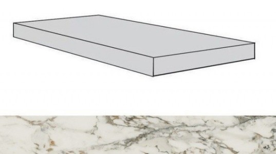 Ступени 620070001756 Allure Capraia Scalino Angolare Dx/Аллюр Капрайя 33X160