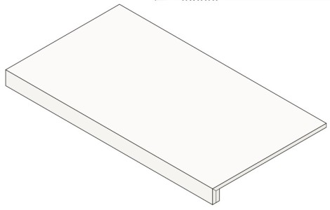 Ступени 620070002091 Empire Calacatta Diamond Scal. Front. 33x60