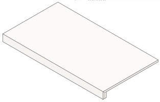 Ступени 620070002096 Empire Silver Root Scal. Front. 33x60
