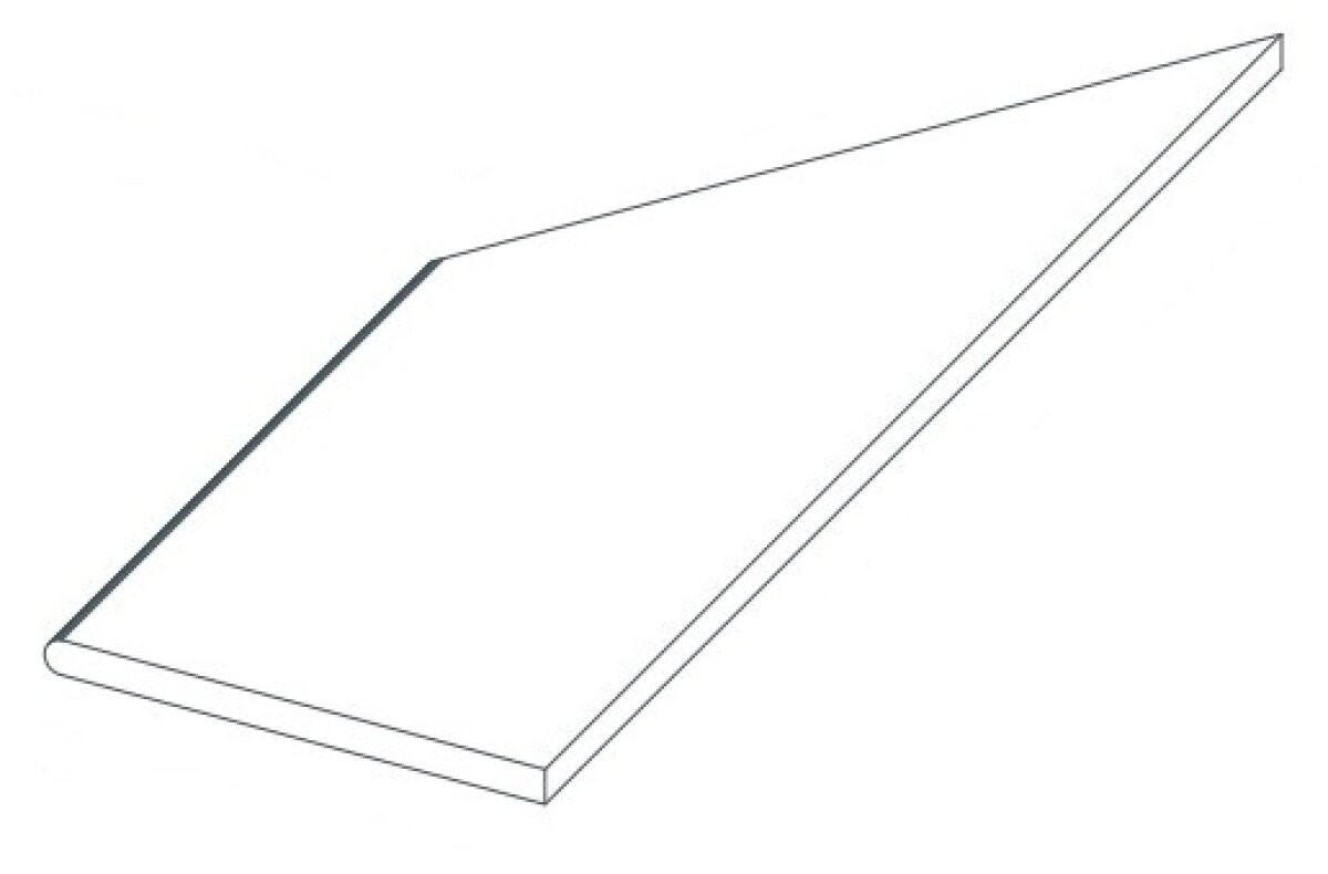 Керамогранит 620090000801 Drift Grey Round Angolo Sx 30x60