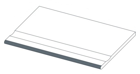 Керамогранит 620090000802 Drift Grey Bordo Piscina 30x60