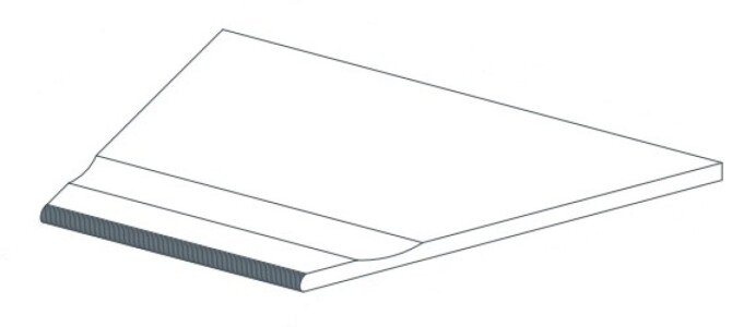 Керамогранит 620090000803 Drift Grey Bordo Piscina Angolo Dx 30x60