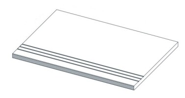 Ступени 620040000122 Drift Grey Gradino Lineare 30x60