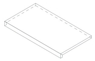Ступени 620070001826 Drift White Scalino Sp 33x60