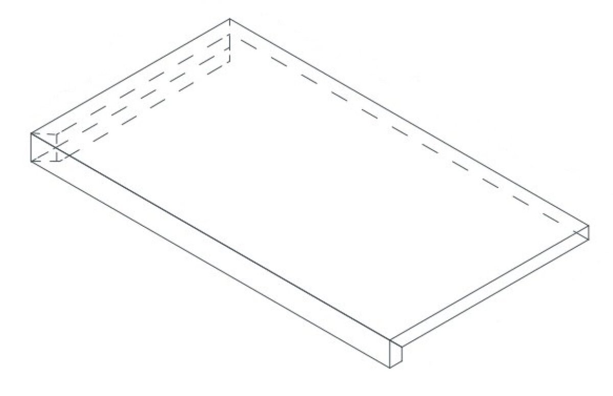 Ступени 620070001830 Drift Grey Scalino Angolo Dx 33x60