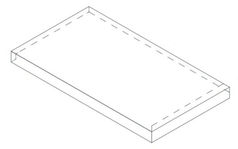 Ступени 620070001831 Drift Grey Scalino Angolo Sx 33x60