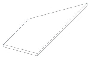 Керамогранит 620090000812 Force Fancy Lineare Angolo Sx 30x60