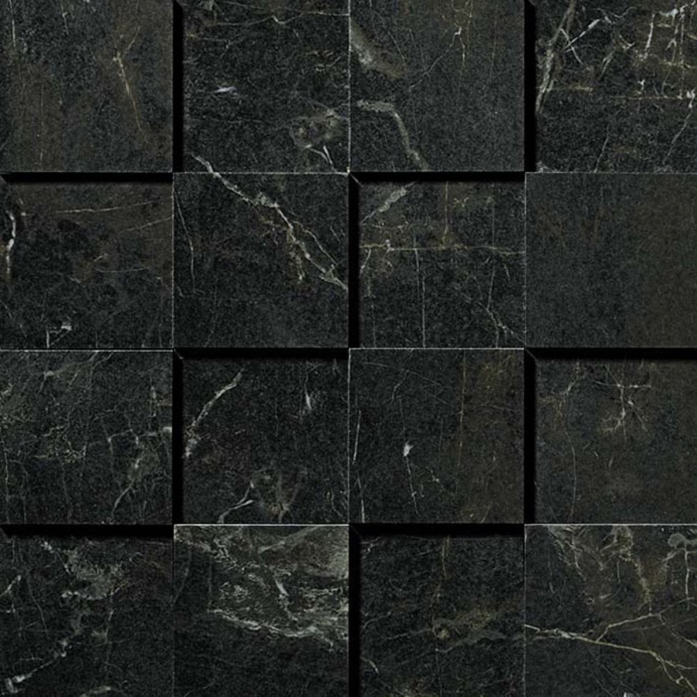 Керамогранит ADQB Marvel Noir St.Laurent Mosaico 3D 30x30