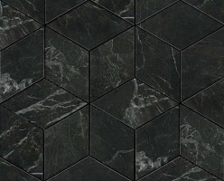 Мозаика ADVP Marvel Noir St.Laurent Mos. Esagono Lapp 30х35