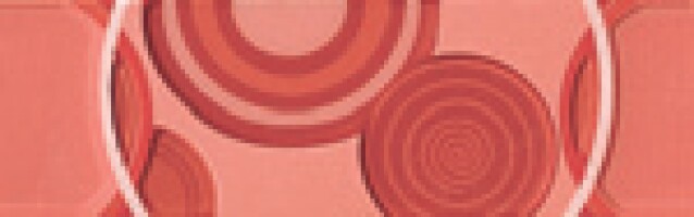 Плитка LGOO Glamour Coral List. Circle Mix 2 8х25