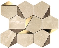 Плитка 9EHS Marvel Gold Hex Sable-Brown 25.1x29