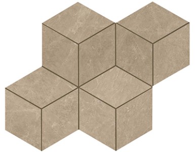 Мозаика AEPJ Marvel Elegant Sable Mosaico Esagono Lappato 30x35