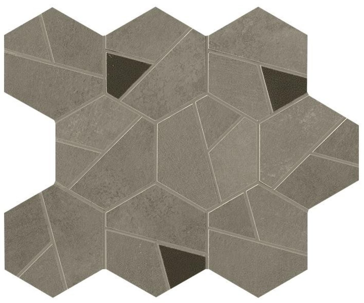 Мозаика A0QP Boost Pro Taupe Mosaico Hex Coffee 25x28,5