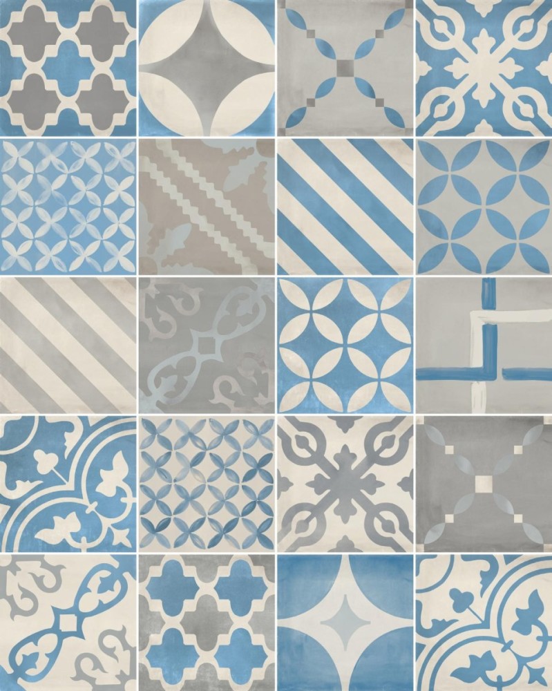 Керамогранит A3OQ Venti Boost Blue Mix R9 20x20