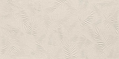 Плитка A579 3D Wall Carve Leaf Ivory 40x80