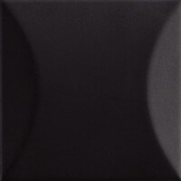 Плитка 192042 Up Cuscino Black Matte 10x10