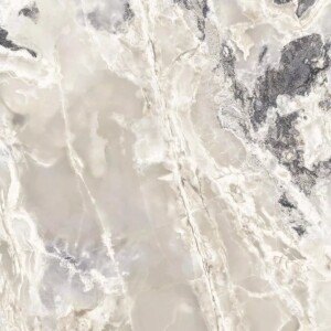 Керамогранит 766014 Onyx&More White Blend Glossy Ret 6mm 80x80