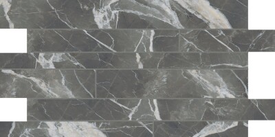 Мозаика 756692 Stones 2.0 Calacatta Black Smooth Modulo Listello SF 30x60