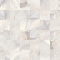 Мозаика 767641 Onyx&More White Onyx Glossy Mosaico 5x5 30x30