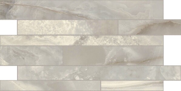 Мозаика 767676 Onyx&More Silver Onyx Satin Modulo Listello SF 30x60