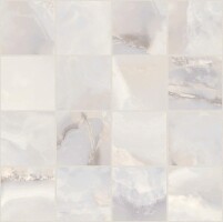 Мозаика 767696 Onyx&More White Onyx Satin Mosaico 6mm 7,5x7,5 30x30