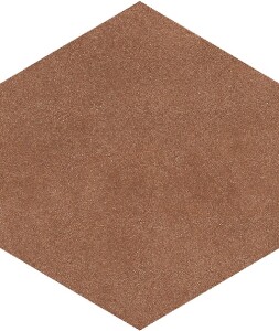 Керамогранит 781813 Sensi Terre Mattone Grana Grip Esagono 22x20