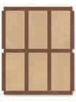 Мозаика 781834 Sensi Terre Rosato + Amaranto Tappeto Nat 55х32